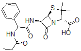 CAS#: 74226-27-0， (2S,5R,6R)-3,3-Dimethyl-7-Oxo-6-[[2-Phenyl-2-(Propanoylamino)Acetyl]Amino]-4-Thia-1-Azabicyclo[3.2.0]Heptane-2-Carboxylic Acid