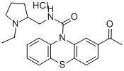 CAS#: 74240-90-7， 2-Acetyl-N-[(1-Ethylpyrrolidin-2-Yl)Methyl]Phenothiazine-10-Carboxamide Hydrochloride