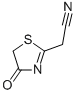 structure of CAS# 74246-64-3, 1,3-Thiazolin-4-One-2-Acetonitrile;(4,5-Dihydro-4-Oxo-1,3-Thiazol-2-Yl)Acetonitrile 96%;2-(4-OXO-4,5-DIHYDRO-1,3-THIAZOL-2-YL)ACETONITRILE;2-(Cyanomethyl)-4,5-Dihydro-4-Oxo-1,3-Thiazole