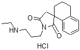 CAS 登录号：74246-77-8， 1'-(3-乙基氨基丙基)螺[2,3-二氢-1H-萘-4,3'-吡咯烷]-2',5'-二酮盐酸盐
