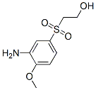 结构式 CAS# 7425-81-2, 2-[(3-氨基-4-甲氧基苯基)磺酰基]-乙醇