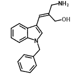 CAS#: 742651-29-2， (2Z)-2-(Aminomethyl)-3-(1-benzyl-1H-indol-3-yl)-2-propen-1-ol