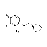 CAS#: 742685-28-5， 3-Hydroxy-2-methyl-1-[2-(1-pyrrolidinyl)ethyl]-4(1H)-pyridinone