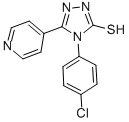CAS#: 74270-76-1， 4-(4-Chloro-Phenyl)-5-Pyridin-4-Yl-4H-[1,2,4]Triazole-3-Thiol