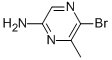 structure of CAS# 74290-69-0, 5-Bromo-6-Methyl-2-Pyrazinamine;5-BROMO-6-METHYLPYRAZIN-2-YLAMINE;2-AMINO-5-BROMO-6-METHYLPYRAZINE;5-Bromo-6-Methylpyrazin-2-Amine