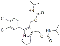 CAS#: 74296-42-7， [3-(3,4-Dichlorophenyl)-2-(Propan-2-Ylcarbamoyloxymethyl)-6,7-Dihydro-5H-Pyrrolizin-1-Yl]Methyl N-Propan-2-Ylcarbamate