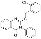 CAS#: 74333-00-9， 2-[(2-Chlorophenyl)Methylsulfanyl]-3-Phenylquinazolin-4-One