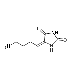 CAS#: 743388-41-2， (5E)-5-(4-Aminobutylidene)-2,4-imidazolidinedione