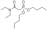 structure of CAS# 7439-68-1, Dibutyl [2-(diethylamino)-2-oxoethyl]phosphonate;Dibutyl N<wbr>,N-Diethy<wbr>lcarbamoy<wbr>lmethylph<wbr>osphonate<wbr> [for Ext<wbr>raction o<wbr>f Lanthan<wbr>ides and <wbr>Actinides];DI-N-BUTYLN,N-DIETHYLCARBAMOYLMETHYLPHOSPHONATE