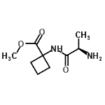 CAS#: 744159-31-7， Methyl 1-(D-alanylamino)cyclobutanecarboxylate