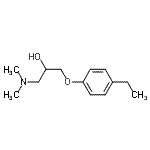 CAS 登录号：744192-89-0， 1-(二甲基氨基)-3-(4-乙基苯氧基)-2-丙醇