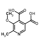 CAS#: 7442-22-0， 5-Methoxy-6-methyl-3,4-pyridinedicarboxylic acid