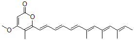 CAS#: 74474-66-1， 4-Methoxy-5-Methyl-6-[(1E,3E,5E,7E,9E,11E)-7,9,11-Trimethyltrideca-1,3,5,7,9,11-Hexaenyl]Pyran-2-One