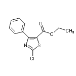 CAS#: 74476-47-4， Ethyl 2-chloro-4-phenyl-1,3-thiazole-5-carboxylate