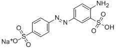 structure of CAS# 74543-21-8, Sodium Hydrogen 4-Aminoazobenzene-3,4'-Disulphonate;4-Amino-1,1′-Azobenzene-3,4′-Disulfonic Acid Monosodium Salt;Sodium Hydrogen 4-Aminoazobenzene-3,4'-Disulphonate
