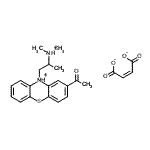 CAS#: 7455-18-7， 2-Acetyl-10-[2-(dimethylammonio)propyl]-10H-phenothiazin-10-ium (2Z)-2-butenedioate