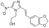CAS#: 74550-86-0， 2-[2-[(E)-2-(1,3-Benzodioxol-5-Yl)Ethenyl]-5-Nitroimidazol-1-Yl]Ethanol