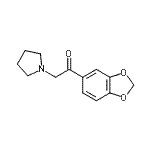CAS#: 745718-78-9， 1-(1,3-Benzodioxol-5-yl)-2-(1-pyrrolidinyl)ethanone