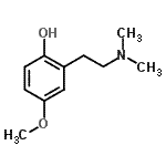CAS#: 745736-66-7， 2-[2-(Dimethylamino)ethyl]-4-methoxyphenol