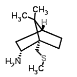 CAS 登录号：745801-35-8， (1S,2R,4R)-7,7-二甲基-1-[(甲硫基)甲基]双环[2.2.1]庚烷-2-胺