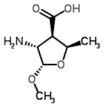 CAS#: 746595-13-1， Methyl 2-amino-3-carboxy-2,3,5-trideoxy-alpha-D-xylofuranoside