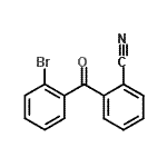 structure of CAS# 746651-83-2, 2-(2-Bromobenzoyl)benzonitrile;2-Bromo-2'-cyanobenzophenone