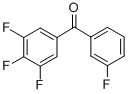 structure of CAS# 746651-92-3, 3,3',4,5'-Tetrafluorobenzophenone;3,3',4,5'-TETRAFLUOROBENZOPHENONE