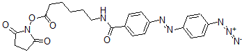 CAS#: 74713-45-4， (2,5-Dioxopyrrolidin-1-Yl) 6-[[4-(4-Azidophenyl)Diazenylbenzoyl]Amino]Hexanoate