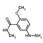 CAS#: 747390-61-0， 5-Hydrazino-2-methoxy-N-methylbenzamide
