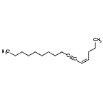 CAS#: 74744-54-0， (4Z)-4-Hexadecen-6-yne