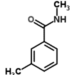 structure of CAS# 74786-81-5, N,3-Dimethylbenzamide;N,3-dimethylbenzamide;N-methyl(3-methylphenyl)carboxamide