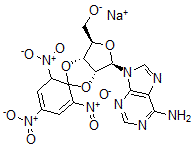 CAS#: 74792-78-2， Sodium [(3aR,4R,6R,6aR)-6-(6-Aminopurin-9-Yl)-1',3',5'-Trinitrospiro[3a,4,6,6a-Tetrahydrofuro[4,3-d][1,3]Dioxole-2,6'-Cyclohexa-1,3-Diene]-4-Yl]Methanolate