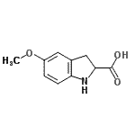 CAS 登录号：748090-00-8， 5-甲氧基-2-吲哚啉羧酸