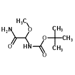 CAS#: 748135-41-3， 2-Methyl-2-propanyl (2-amino-1-methoxy-2-oxoethyl)carbamate