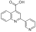 结构式 CAS# 7482-91-9, 2-(3-吡啶基)-4-喹啉羧酸