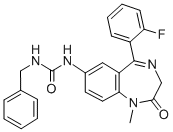 CAS#: 74858-68-7， 1-[5-(2-Fluorophenyl)-1-Methyl-2-Oxo-3H-1,4-Benzodiazepin-7-Yl]-3-(Phenylmethyl)Urea