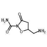 CAS#: 748725-11-3， 5-(Aminomethyl)-3-oxo-1,2-oxazolidine-2-carboxamide