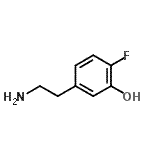 CAS#: 748735-84-4， 5-(2-Aminoethyl)-2-fluorophenol