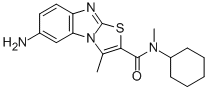 CAS#: 748758-45-4， 6-Amino-N-Cyclohexyl-N,3-Dimethylthiazolo[3,2-a]Benzimidazole-2-Carboxamide Hydrochloride