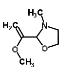 CAS#: 748809-73-6， 2-(1-Methoxyvinyl)-3-methyl-1,3-oxazolidine
