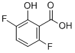 structure of CAS# 749230-37-3, 3,6-Difluoro-2-Hydroxybenzoic Acid;3,6-DIFLUORO-2-HYDROXYBENZOIC ACID