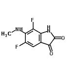 CAS#: 749240-87-7， 5,7-Difluoro-6-(methylamino)-1H-indole-2,3-dione