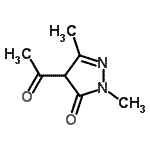 CAS#: 74937-11-4， 4-Acetyl-2,5-dimethyl-2,4-dihydro-3H-pyrazol-3-one