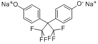 结构式 CAS# 74938-83-3, 2,2-二(4-羟基苯基)六氟丙烷二钠盐
