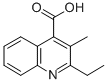 结构式 CAS# 74960-58-0, 2-乙基-3-甲基-喹啉-4-羧酸
