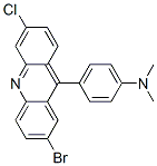 CAS 登录号：7497-58-7， 4-(2-溴-6-氯-吖啶-9-基)-N,N-二甲基-苯胺