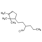 CAS#: 74981-31-0， 2-[2-(2,2,3-Trimethyl-3-cyclopenten-1-yl)ethyl]pentanal