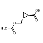 CAS#: 749885-54-9， (1R,2R)-2-(Acetoxymethyl)cyclopropanecarboxylic acid
