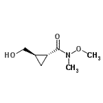 CAS#: 749885-56-1， (1R,2R)-2-(Hydroxymethyl)-N-methoxy-N-methylcyclopropanecarboxamide