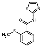 CAS#: 749887-64-7， 2-(Methylsulfanyl)-N-(1,3-thiazol-2-yl)benzamide